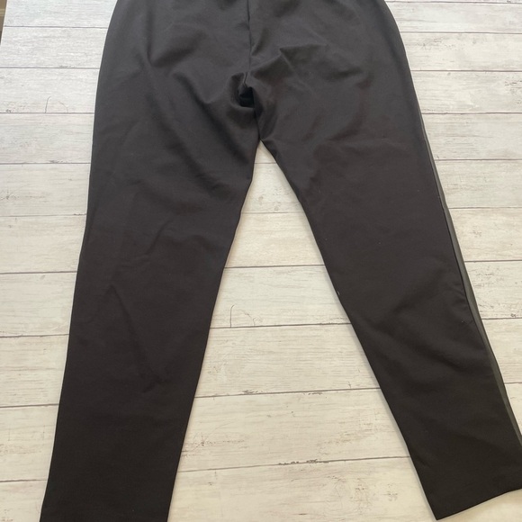 Michael Kors Ankle Faux Leather Leggings Women's 1 X Black Zippered-Pocket - Picture 9 of 10